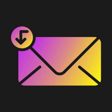 posta vektör resimleme simgesi