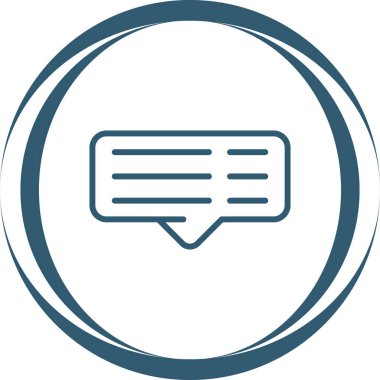 konuşma balonu ikonu vektör illüstrasyon tasarımı