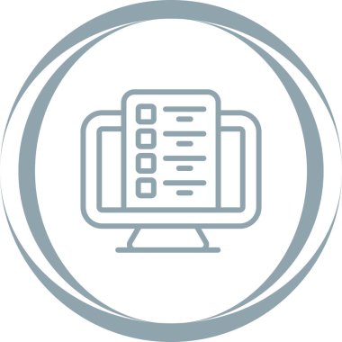 Bilgisayar web simge vektör çizim