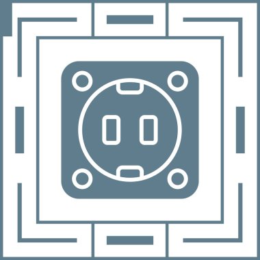 devre kartı simgesi, vektör illüstrasyonu