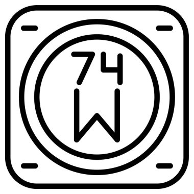 Kumarhane kumar makinesi simgesi, taslak biçimi