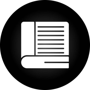 belge simgesi vektör illüstrasyonu