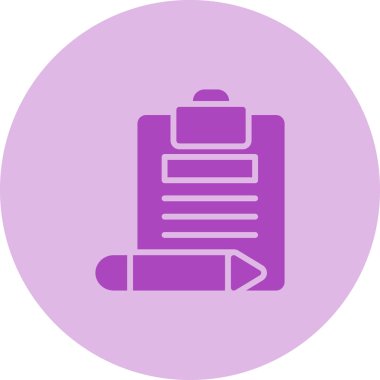 Belge simgesinin vektör illüstrasyonu