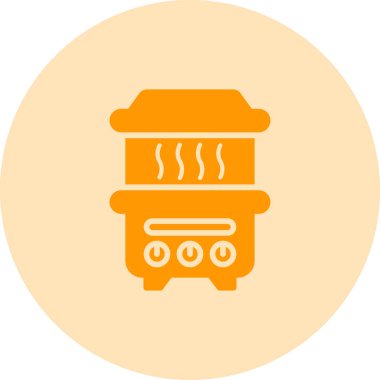 sıcak buhar vektörü illüstrasyonu