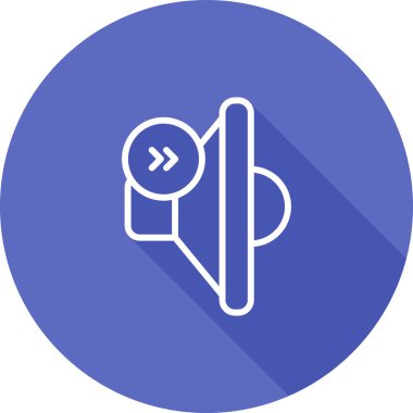 İleri simgesinin vektör illüstrasyonu