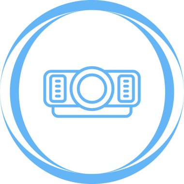 Kamera. Web simgesi basit illüstrasyon