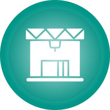 Yapı simgesinin vektör illüstrasyonu