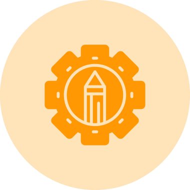 dişli simgesinin vektör simgesi