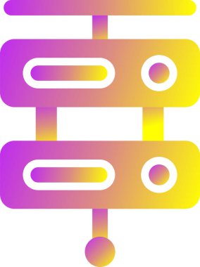 Modern bir simgenin vektör illüstrasyonu