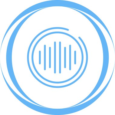 Müzik simgesi vektör illüstrasyonu