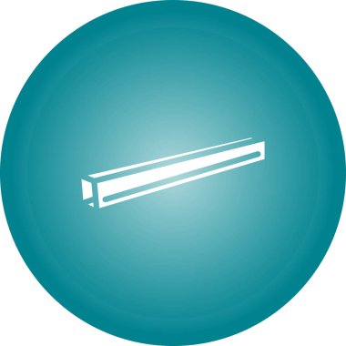 Beyaz arkaplanda mavi simge