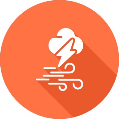 vector illustration of storm icon