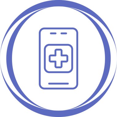 vektör taşınabilir ve sağlık simgesi