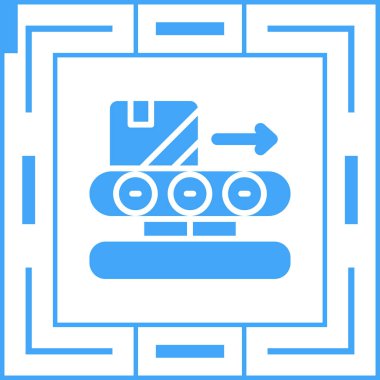 Bir araba simgesinin vektör illüstrasyonu