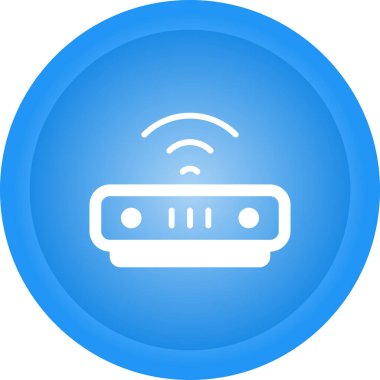 router simgesi vektör illüstrasyonu