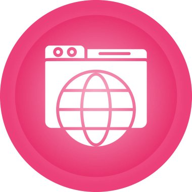 Modern mutfak fırını ikonunun vektör çizimi