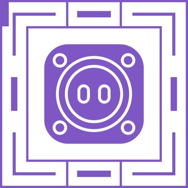 Güvenli vektör simgesi modern basit vektör çizimi