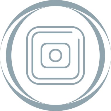 Benzersiz dairesel testere çizgi vektör simgesi