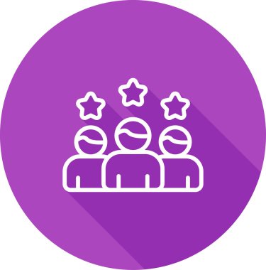 grup insan simgesi, vektör illüstrasyonu