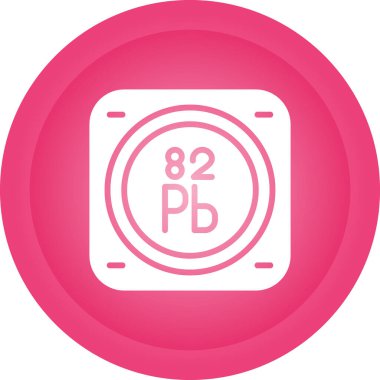 metal kimyasal element simgesi, basit satır biçimi