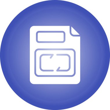 Modern simgenin vektör illüstrasyonu