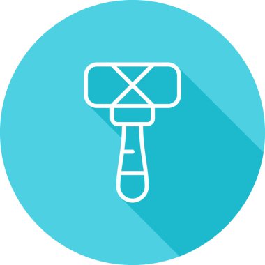 Bir b simgesinin vektör illüstrasyonu