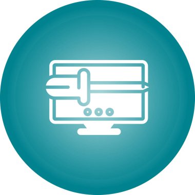 bilgisayar fare simgesi vektör illüstrasyonu