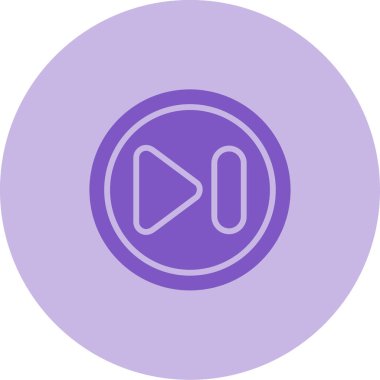 müzik web simgesi basit illüstrasyon