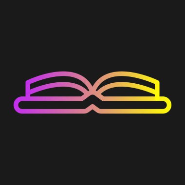 iş, eğitim, kitap, kitap veya üniversite için vektör logosu tasarım unsuru