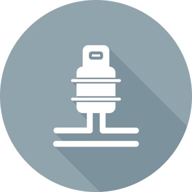 tuvalet ikonu vektör illüstrasyonu