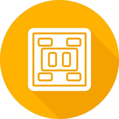 güç simgesi, vektör illüstrasyonu