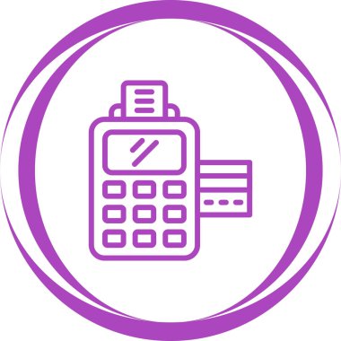 Moda Biçimli İzole Arkaplanda Kredi Kartı Simgesi