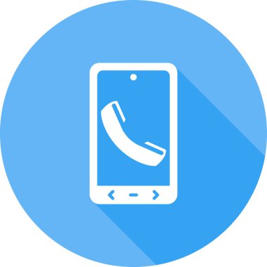 - Telefon. Web simgesi basit illüstrasyon