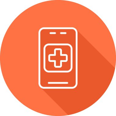 Mobil kutsal kişilerin resmi, vektör çizim