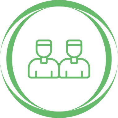 İnsan simgesinin vektör illüstrasyonu