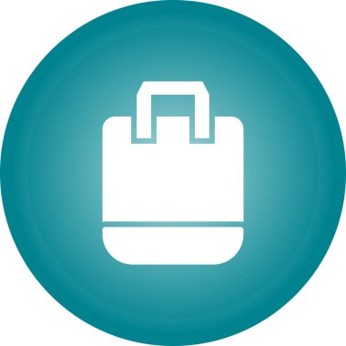 sırt çantası web simgesi, basit vektör illüstrasyonu beyaz arkaplanda izole edildi