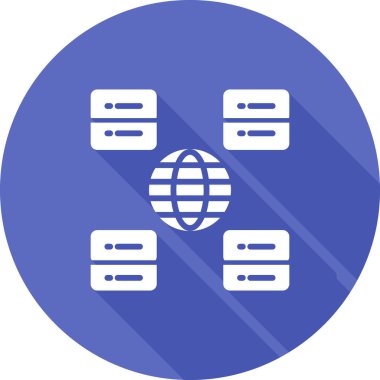 Seo simgesinin vektör illüstrasyonu