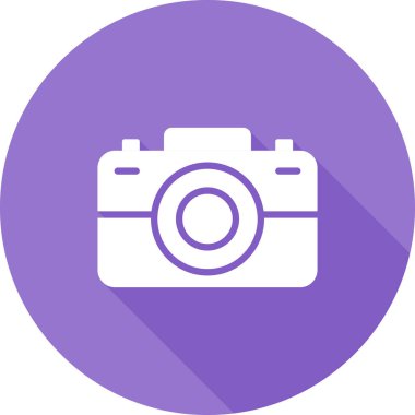 Kamera. Web simgesi basit illüstrasyon