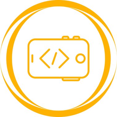 Modern simgenin vektör illüstrasyonu