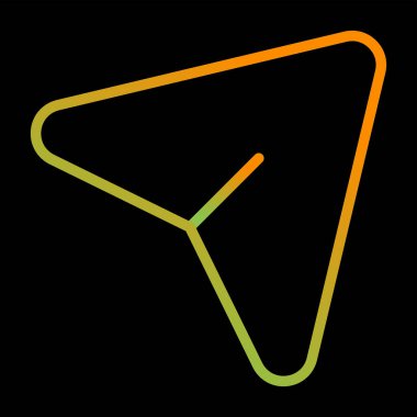 ok simgesi vektör illüstrasyonu