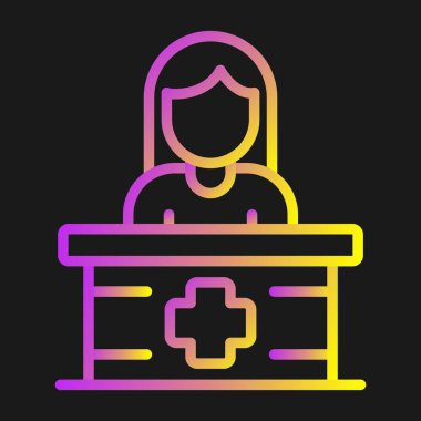 Doktor Simge vektör illüstrasyonu