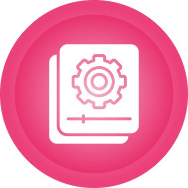 Ayarlama. Web simgesi basit illüstrasyon