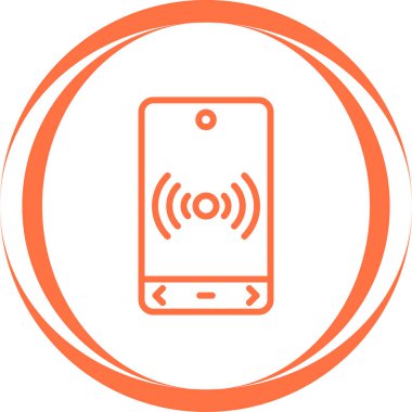 cep telefonu ikonu vektör illüstrasyonu