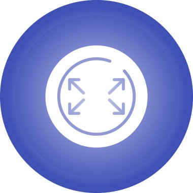 Pusulanın bir simgesinin vektör çizimi