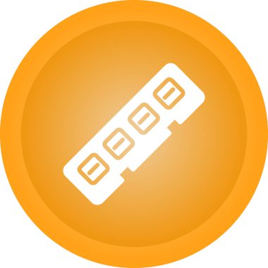 Bilet. Web simgesi basit illüstrasyon
