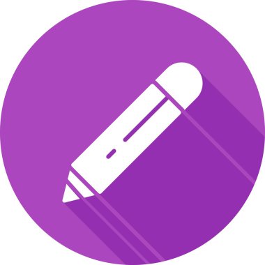 Kalem. Web simgesi basit illüstrasyon