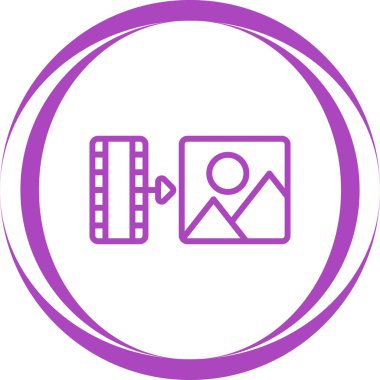 vektör Film simgesi illüstrasyonu