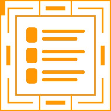 Belge. Web simgesi basit illüstrasyon