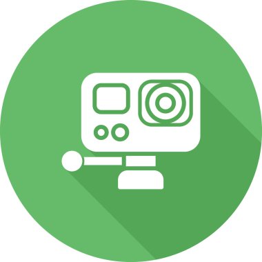 Kamera simgesi, vektör illüstrasyonu