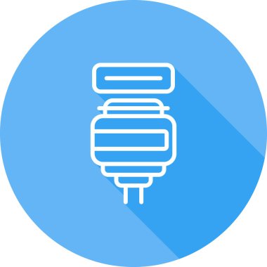 Fiş. Web simgesi basit illüstrasyon